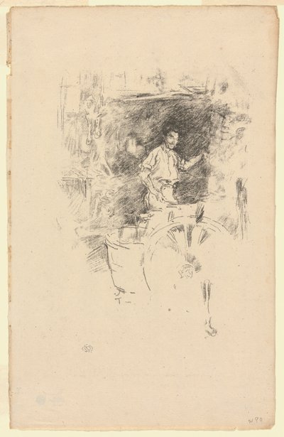 鍛冶屋 作： James Abbott McNeill Whistler