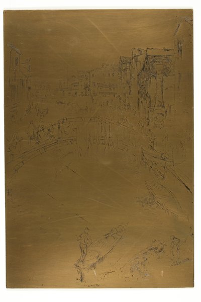 ザ・ブリッジ、サンタマルタ 作： James McNeill Whistler
