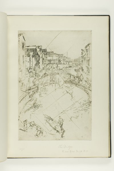ザ・ブリッジ、サンタマルタ 作： James McNeill Whistler