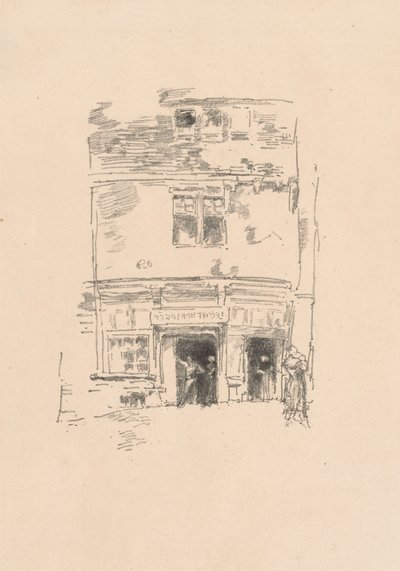 時計職人、パンポル 作： James Abbott McNeill Whistler