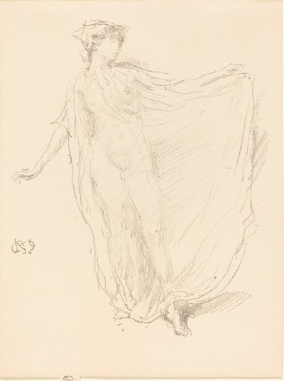 踊る少女 作： James Abbott McNeill Whistler
