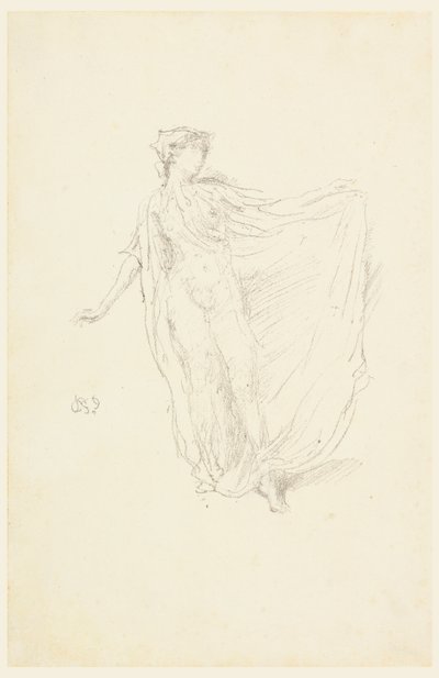 踊る少女 作： James Abbott McNeill Whistler