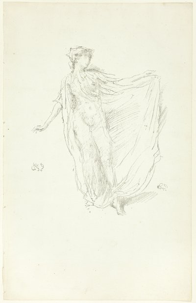 踊る少女 作： James Abbott McNeill Whistler