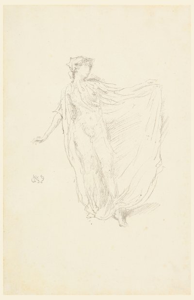 ザ・ダンシング・ガール」1890年 作： James Abbott McNeill Whistler