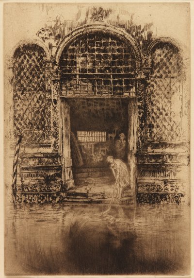 戸口 作： James Abbott McNeill Whistler