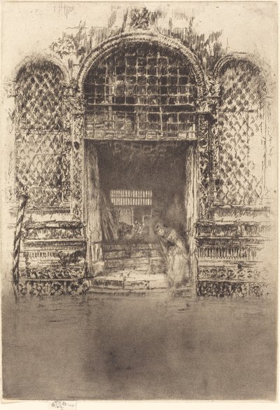 戸口 作： James Abbott McNeill Whistler