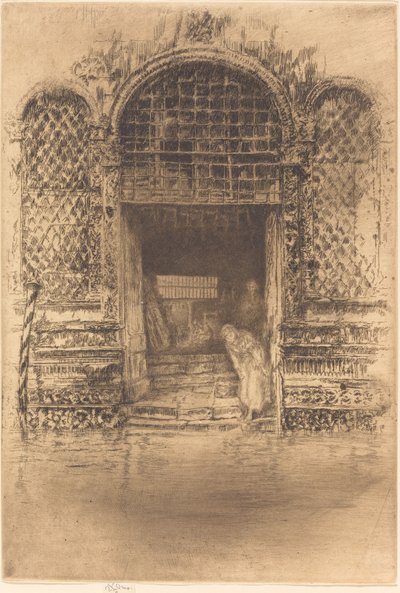 戸口 作： James Abbott McNeill Whistler