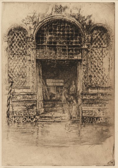 戸口 作： James Abbott McNeill Whistler