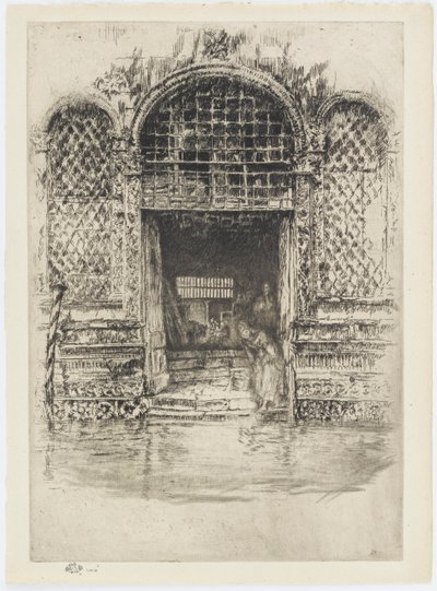 戸口 作： James Abbott McNeill Whistler
