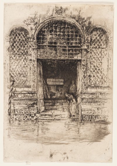 戸口 作： James Abbott McNeill Whistler