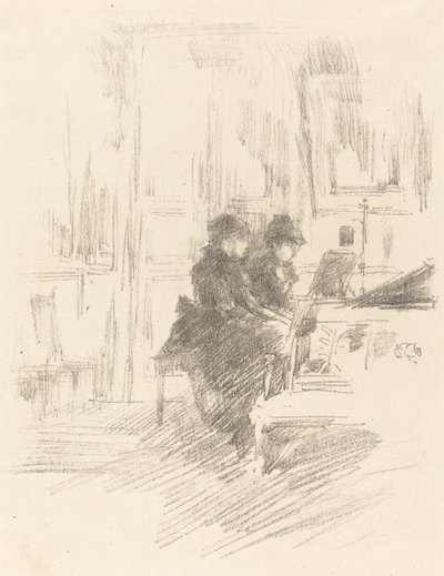 デュエット No.2 作： James Abbott McNeill Whistler