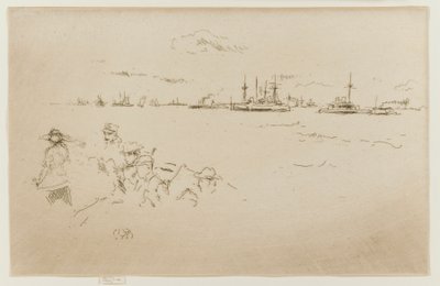 フリート: モニター 作： James Abbott McNeill Whistler