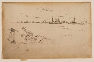 フリート: モニター 作： James Abbott McNeill Whistler