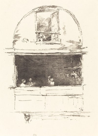 フォージ、パッサージュ・デュ・ドラゴン 作： James Abbott McNeill Whistler