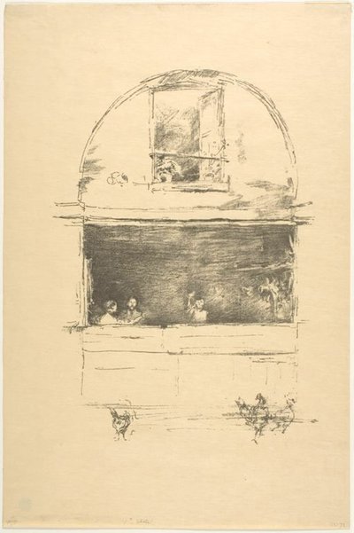 フォージ、パッサージュ・デュ・ドラゴン 作： James Abbott McNeill Whistler