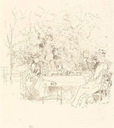 庭 作： James Abbott McNeill Whistler