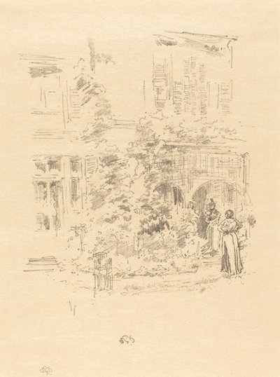 ガーデンポーチ 作： James Abbott McNeill Whistler