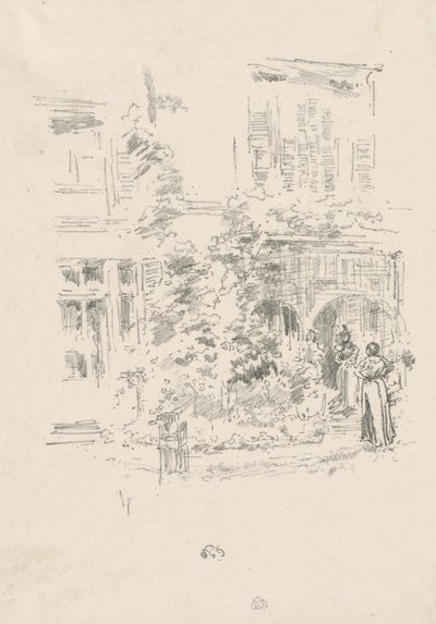 ガーデンポーチ 作： James Abbott McNeill Whistler
