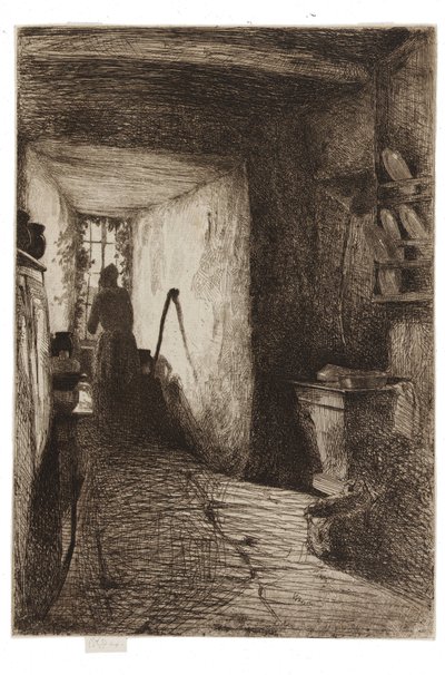 キッチン 作： James Abbott McNeill Whistler