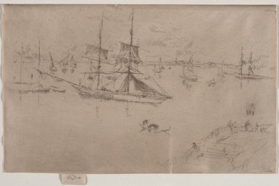 ラグーン、正午 作： James McNeill Whistler