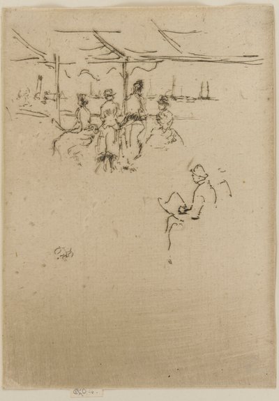 着陸段階、牛 作： James Abbott McNeill Whistler