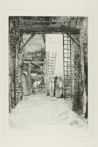 ライムバーナー 作： James Abbott McNeill Whistler
