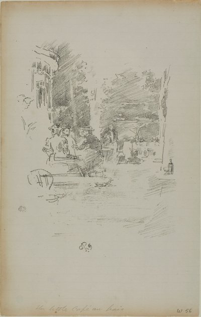 ザ リトル カフェ オー ボワ 作： James McNeill Whistler
