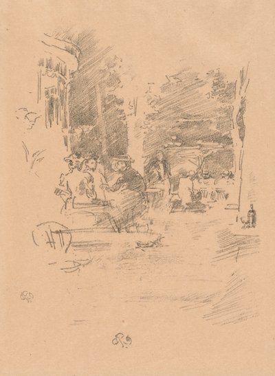 ザ リトル カフェ オー ボワ 作： James McNeill Whistler