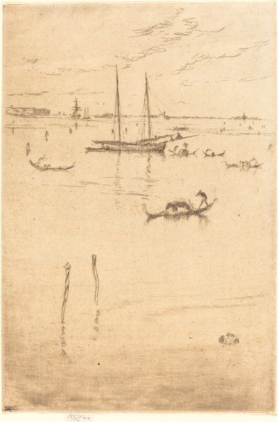 ザ リトル ラグーン 作： James Abbott McNeill Whistler