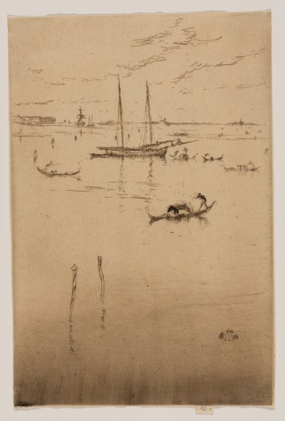 ザ リトル ラグーン 作： James Abbott McNeill Whistler