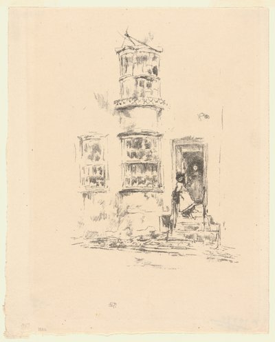 ザ リトル ステップス、ライム レジス 作： James Abbott McNeill Whistler