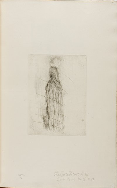 リトルベルベットドレス 作： James Abbott McNeill Whistler