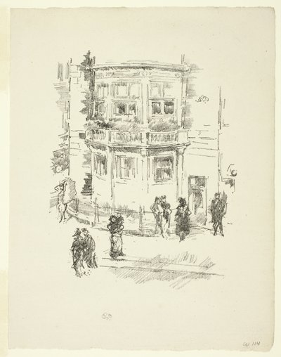 支配人の窓』（ガイエティ・シアター 作： James McNeill Whistler