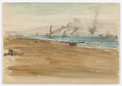 川の河口 作： James Abbott McNeill Whistler