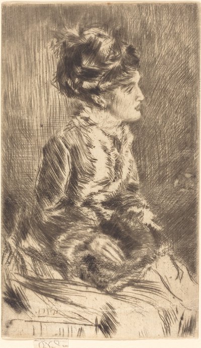 ザ・マフ 作： James Abbott McNeill Whistler