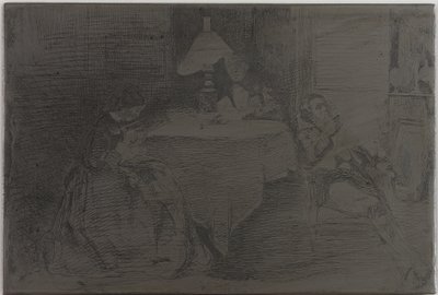 ミュージックルーム 作： James Abbott McNeill Whistler