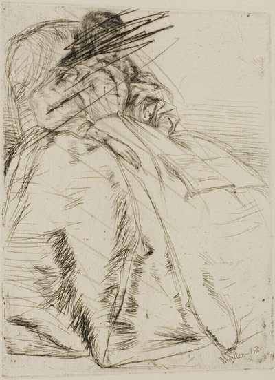 開かれた本 作： James Abbott McNeill Whistler