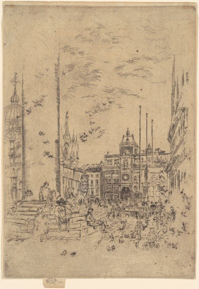 ピアツェッタ 作： James Abbott McNeill Whistler