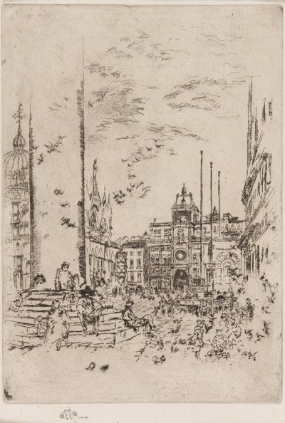 ピアツェッタ 作： James Abbott McNeill Whistler