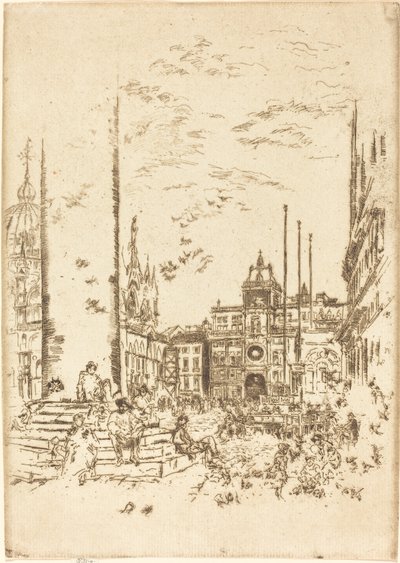 ピアツェッタ 作： James Abbott McNeill Whistler