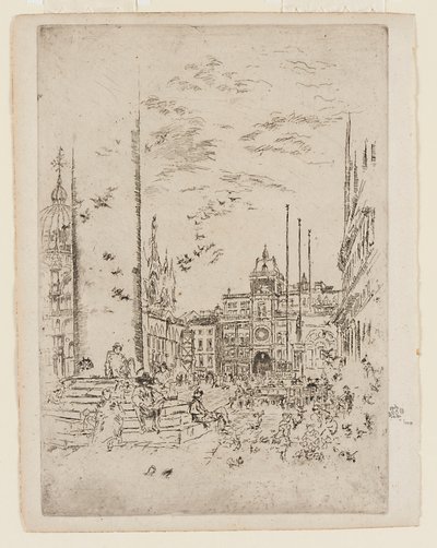 ピアツェッタ 作： James Abbott McNeill Whistler