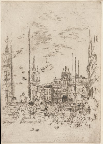 ピアツェッタ 作： James Abbott McNeill Whistler
