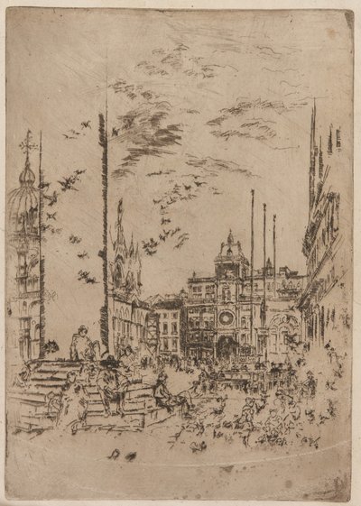 ピアツェッタ 作： James Abbott McNeill Whistler