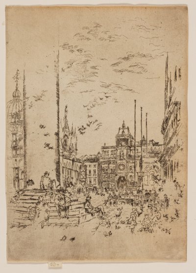 ピアツェッタ 作： James Abbott McNeill Whistler