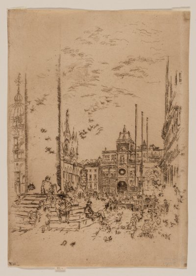 ピアツェッタ 作： James McNeill Whistler
