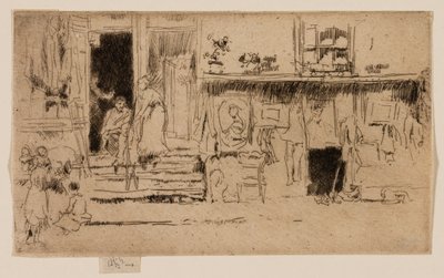 ミルマンズ・ロウのラグ・ショップ 作： James McNeill Whistler