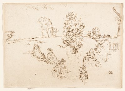 城壁、サンドイッチ 作： James Abbott McNeill Whistler