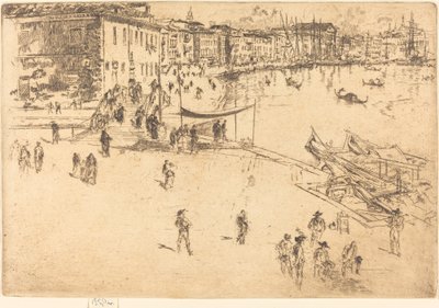 ザ・リーヴァ No.II 作： James Abbott McNeill Whistler