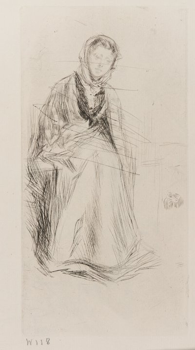 スコッチ・ウィドウ 作： James Abbott McNeill Whistler