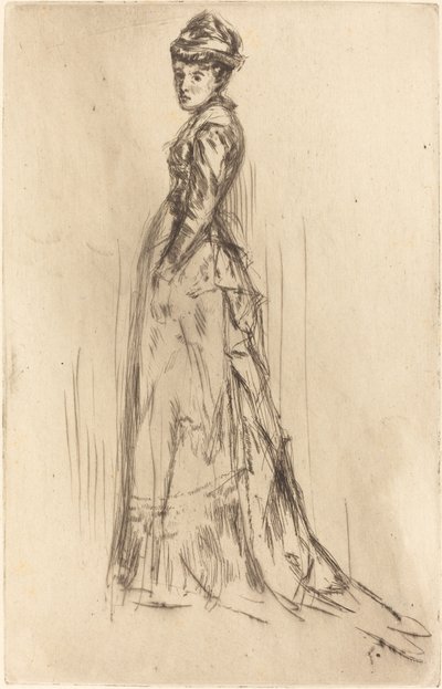 シルクドレス 作： James Abbott McNeill Whistler